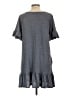 Max Studio Gray Casual Dress Size L - photo 2