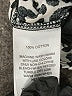 Foxcroft 100% Cotton Animal Print Silver 3/4 Sleeve Button-Down Shirt Size 18 - photo 5
