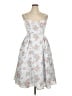 Cider 100% Polyester Floral White Cocktail Dress Size XL - photo 1