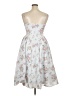 Cider 100% Polyester Floral White Cocktail Dress Size XL - photo 2