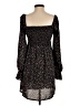Missguided 100% Polyester Hearts Black Casual Dress Size 4 - photo 2