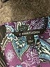41Hawthorn 100% Polyester Paisley Purple 3/4 Sleeve Blouse Size L - photo 7
