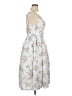 Cider 100% Polyester Floral White Cocktail Dress Size XL - photo 4
