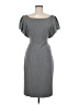 Milly Solid Gray Cocktail Dress Size 6 - photo 1