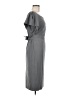 Milly Solid Gray Cocktail Dress Size 6 - photo 4