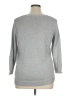 Lauren by Ralph Lauren Silver Gray Pullover Sweater Size 1X - photo 2