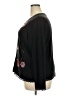 Koret 100% Acrylic Black Cardigan Size 2X - photo 5