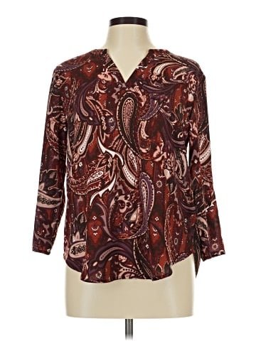 Maurices 3/4 Sleeve Blouse (view 1)