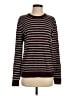 Gap 100% Cotton Stripes Brown Pullover Sweater Size S - photo 1