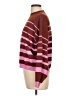 Vero Moda 100% Polyester Stripes Burgundy Pullover Sweater Size L - photo 5
