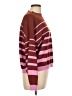 Vero Moda 100% Polyester Stripes Burgundy Pullover Sweater Size L - photo 4