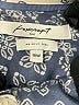 Foxcroft 100% Cotton Print Blue 3/4 Sleeve Button-Down Shirt Size 18 - photo 7
