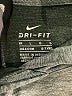 Nike 100% Polyester Gray Long Sleeve T-Shirt Size 6 - 7 - photo 3