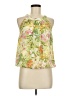 Rose + Olive 100% Polyester Yellow Sleeveless Blouse Size M - photo 1