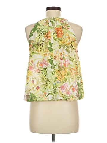 Rose + Olive Sleeveless Blouse (view 2)