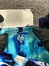 Justice Print White Blue One Piece Swimsuit Size S (estimated, youth) - photo 3