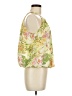 Rose + Olive 100% Polyester Yellow Sleeveless Blouse Size M - photo 4