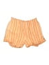 Roxy Stripes Orange Shorts Size XL - photo 1