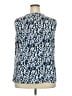 Kasper Blue Sleeveless Blouse Size 2X - photo 2