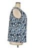 Kasper Blue Sleeveless Blouse Size 2X - photo 4