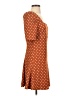 BCBGeneration Polka Dots Brown Casual Dress Size 4 - photo 4