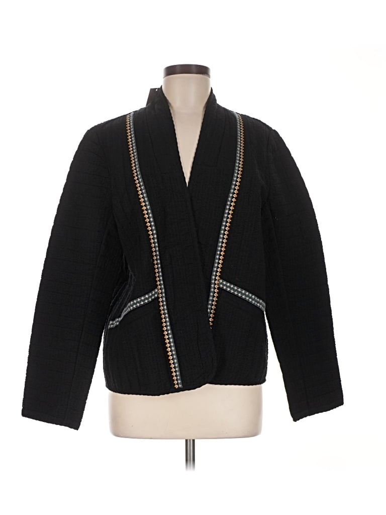 Pre-owned Purejill Cardigan Sweater In Black