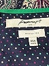 Foxcroft 100% Cotton Polka Dots Blue 3/4 Sleeve Button-Down Shirt Size 18 - photo 4