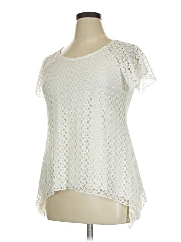 Brittany Black Short Sleeve Blouse (view 1)