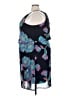 Indulge 100% Polyester Print Blue Cocktail Dress Size 3X - photo 5