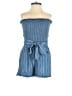 Tularosa Checkered-gingham Blue Romper Size XS - photo 1