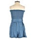 Tularosa Checkered-gingham Blue Romper Size XS - photo 2