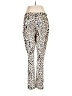 ATM Animal Print Ivory Casual Pants Size 8 - photo 2