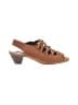 Array 100% Leather Tan Sandals Size 9 - photo 1