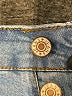 Jeans Blue Denim Shorts Size 16 - photo 3