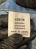 Jeans Blue Denim Shorts Size 16 - photo 4