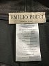 Emilio Pucci 100% Lambskin Metallic Black Leather Shorts Size 8 - photo 3