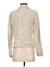 Caslon 100% Linen Polka Dots Ivory Blazer Size XS - photo 2