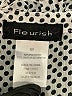 Fleurish 100% Polyester Gray Short Sleeve Blouse Size M - photo 4