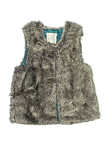 Copper Key Faux Fur Vest (view 1)