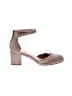 Eileen Fisher 100% Leather Tan Heels Size 9 - photo 1