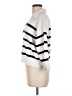 Old Navy 100% Cotton Stripes White Pullover Sweater Size Med Petite - photo 5