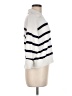 Old Navy 100% Cotton Stripes White Pullover Sweater Size Med Petite - photo 4