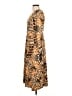 North Style Animal Print Brown Casual Dress Size 12 - photo 5