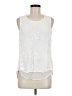 Daniel Rainn White Sleeveless Blouse Size M - photo 1