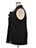 Kasper 100% Polyester Black Sleeveless Blouse Size 2X - photo 5