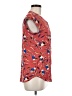 Daniel Rainn Red Short Sleeve Blouse Size M - photo 4
