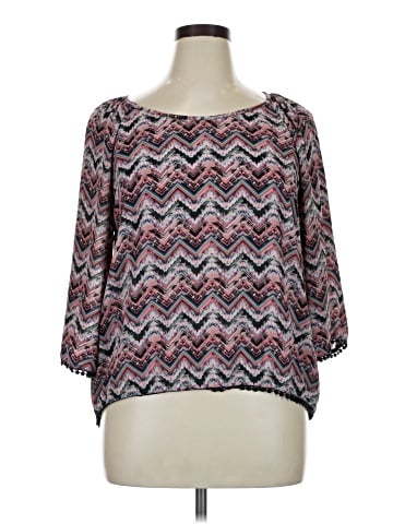 Xhilaration 3/4 Sleeve Blouse (view 1)