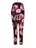 Active Floral Burgundy Casual Pants Size XL - photo 1
