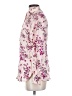 J.Crew Collection 100% Silk Floral Pink Long Sleeve Silk Top Size 0 - photo 5