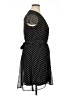 MSK 100% Polyester Polka Dots Black Casual Dress Size 14 Petite - photo 4